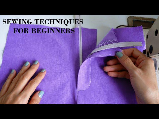 How To Sew Fly Front Zipper/ Invisible Zipper | Sewing Techniques For Beginners | Thuy Sewing