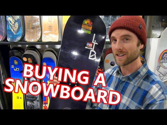 HOW TO BUY THE RIGHT SNOWBOARD