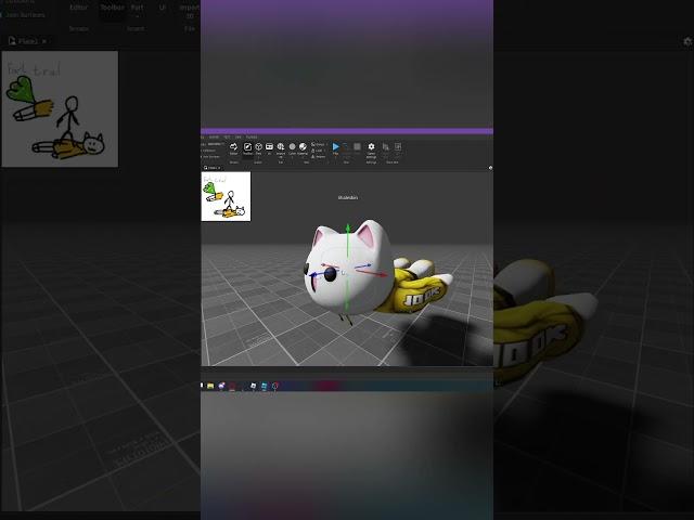 How i made a Dizzy Hoverboard! | #roblox #robloxstudio @DizzyRoblox