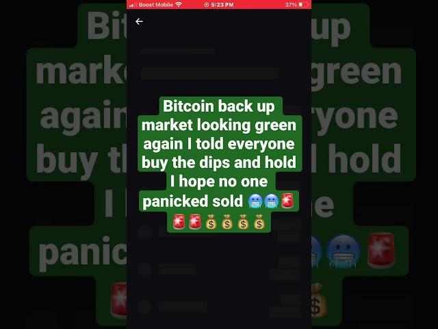 Bitcoin is coming back  100k before 2022?
