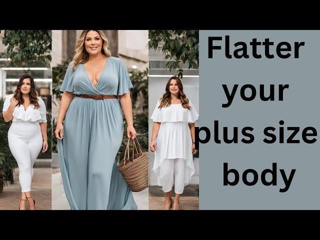 The Most Flattering Outfits for Plus Size Women/style tips to elevate your look