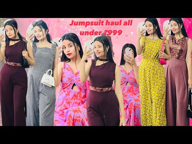 Jumpsuit haul from amazon//all under ₹999//trendy jumpsuit /jumpsuit haul//@amazonfashionin