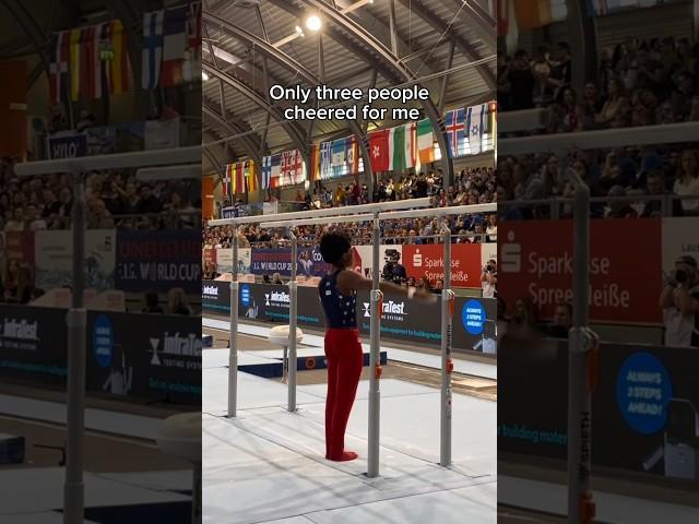 The crowd was SILENT  #tumbling #gymnastics #olympicsport #stick #flip #sports