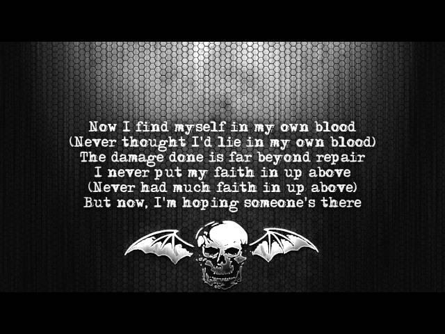 Avenged Sevenfold - Danger Line [Lyrics on screen] [Full HD]