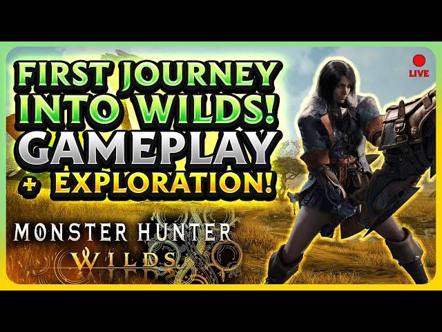 First Journey Into Monster Hunter Wilds! Gameplay & Exploration! | Rathalos Watch