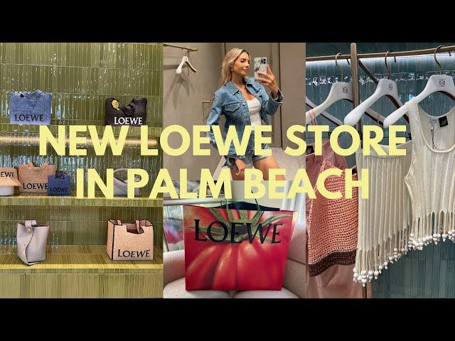 VISITING THE NEW LOEWE STORE IN PALM BEACH & what I bought 