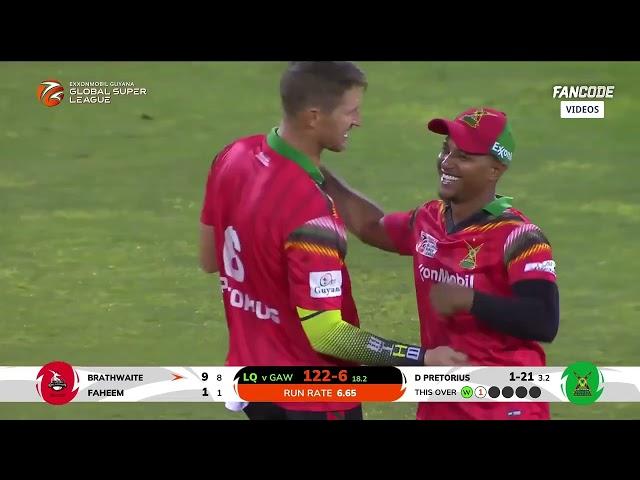 Guyana Amazon Warriors vs Lahore Qalandars 1st Match Global Super League Highlights 2024