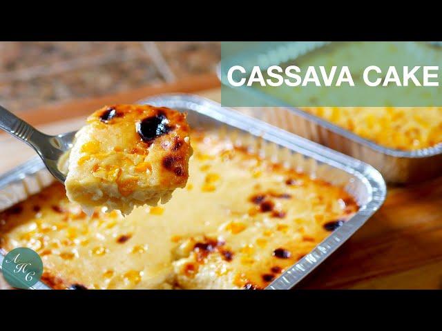 How to Make Easy and Delicious Cassava Cake (Filipino Dessert) Recipe