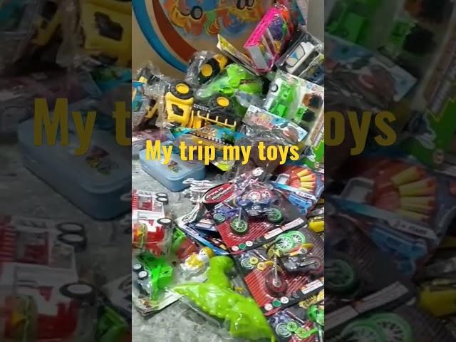 Bongkar Toko Mainan Anak Cari Mobil rc truck oleng ekskavator beko truk boneka my trip my toys