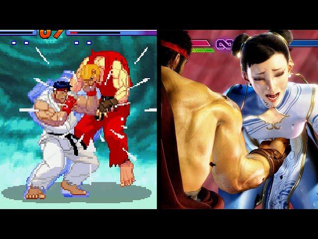 Evolution of Ryu's Shin Shoryuken (1997-2022)