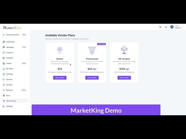 MarketKing vs Dokan vs WCFM - Vendor Side Comparison - Best Multi Vendor Plugin