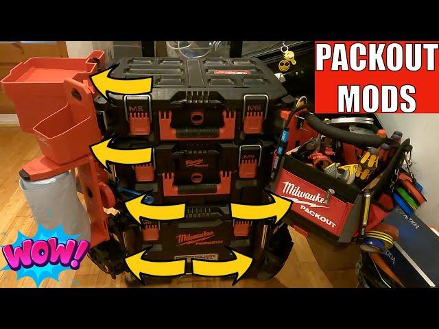 MILWAUKEE PACKOUT MODS TIPS TRICKS IDEAS FOR ACCESSORIES