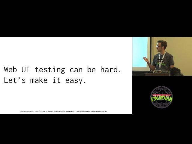 Beyond Unit Tests: End to End Web UI Testing