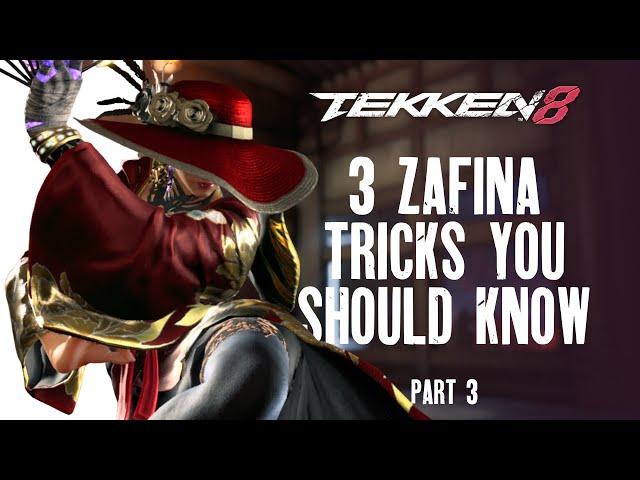 3 MORE Tricks Zafina Players should use! Part 3 - TEKKEN 8