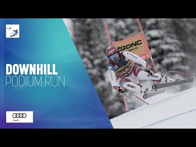 Beat Feuz (SUI) | 3rd place | Lake Louise | Men's Downhill | FIS Alpine