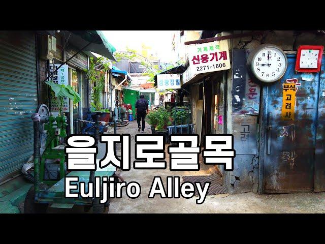 을지로골목, Euljiro Alley (Seoul, Korea)/4K60fps