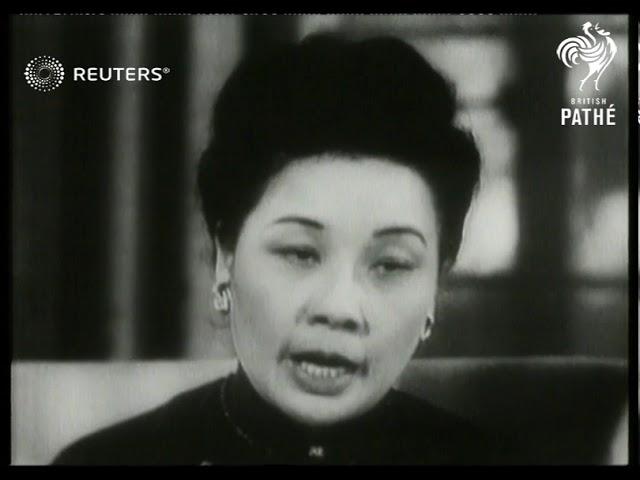 Madame Chiang blames Britain (1950)