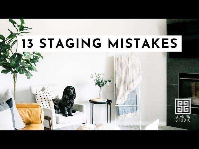 13 Common Home Staging Mistakes