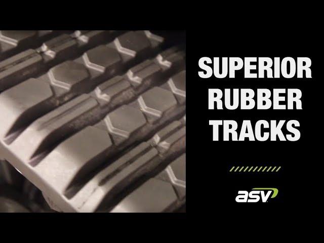 ASV’s Unique All-Rubber Track Design