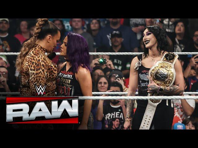 Rhea Ripley and Bayley knock Nia Jax from the ring: Raw highlights, Jan. 13, 2025