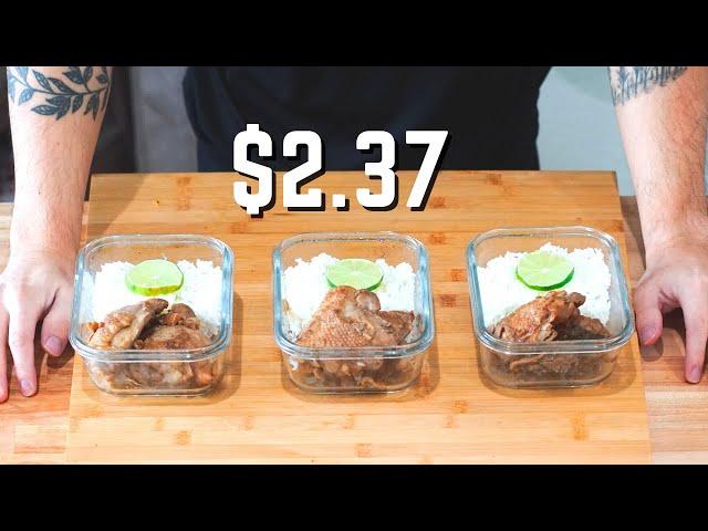 Minimalist Meal Prep | Chicken Adobo | $2.37 PER MEAL