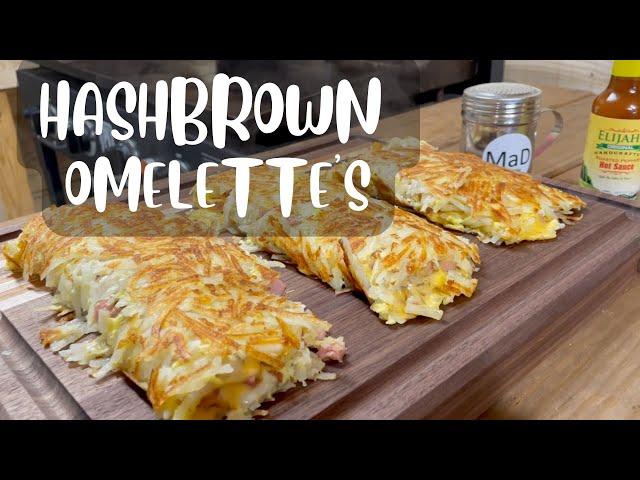 MAKING HASH BROWN OMELETTS ON BLACKSTONE GRIDDLE | WAFFLE HOUSE STYLE