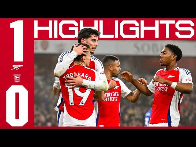 UP TO SECOND IN THE TABLE! | HIGHLIGHTS | Arsenal vs Ipswich Town (1-0) | Havertz | Premier League