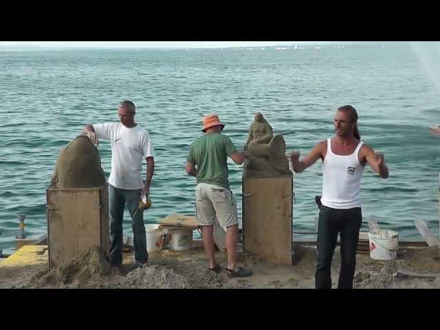 Sandskulpturen in Rorschach am Bodensee