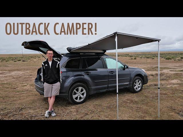 A Clever Subaru Outback Camping Setup (SUV Camper Build)