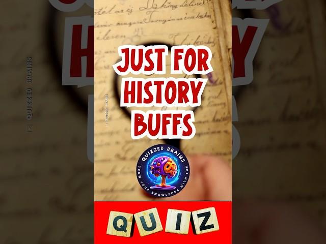 Challenge Your History Skills! Conquer This Quiz Now!