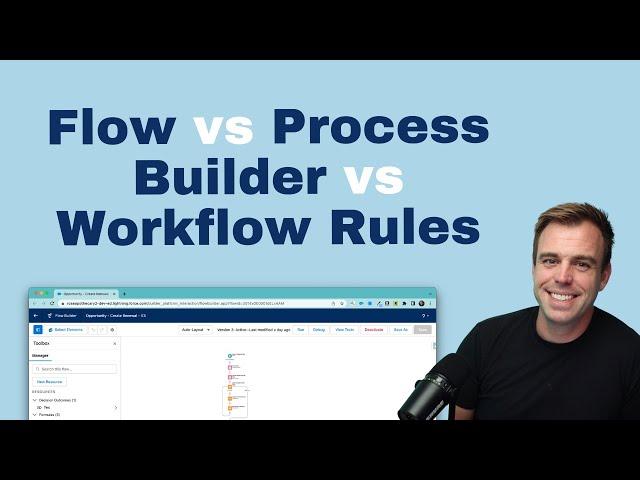 Salesforce Flow vs Process Builder vs  Workflow Rules