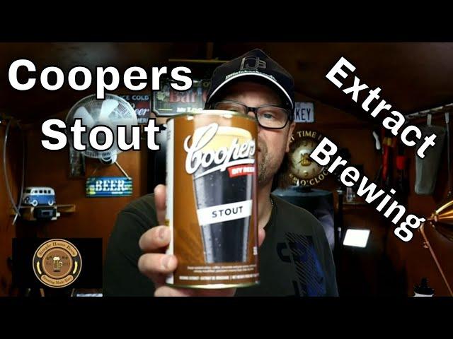 Coopers Stout with Dry Malt Extract | No extra additions | Extract Brewing