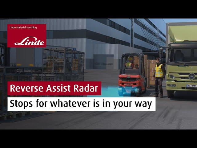 Linde Reverse Assist Radar: optimized safety when reversing