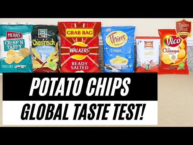 POTATO CHIPS (CRISPS) TASTE TEST & FUN FACTS! | Are these the BEST Potato Chips in the world?