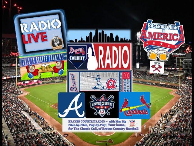 Atlanta Braves vs STL Cardinals MLB LIVE Stream | Braves Country Baseball Play-By-Play & Watch Party