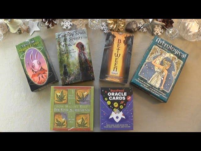 12 NEW Decks to start the year! Mass & Indie. Tarot & Oracle decks.