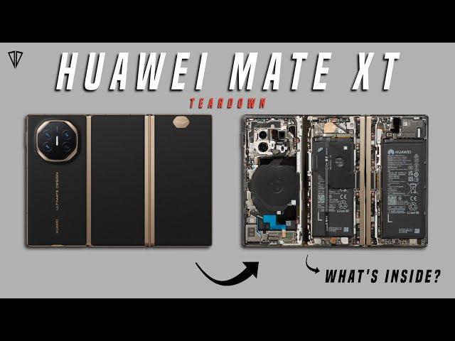 Huawei Mate XT Ultimate TEARDOWN - See what's inside this TriFold Phone !