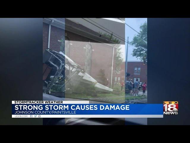 Strong Storm Causes Damage
