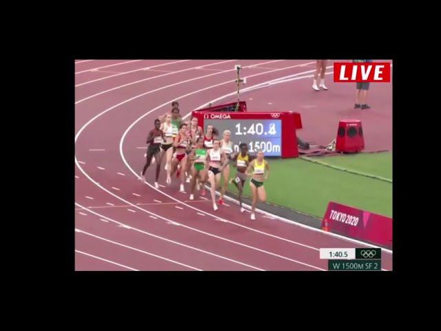 Women's 1500m Semi Final 2   Athletics Olympics Tokyo 2021(Faith KIpyegon vs Sifan Hassan)