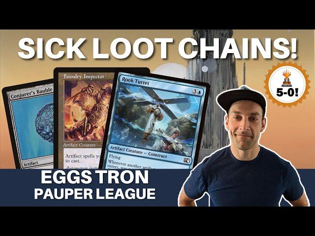 LOOTING TO VICTORY! Pauper Eggs Tron 5-0 Trophy with the new loot machine Rook Tower!