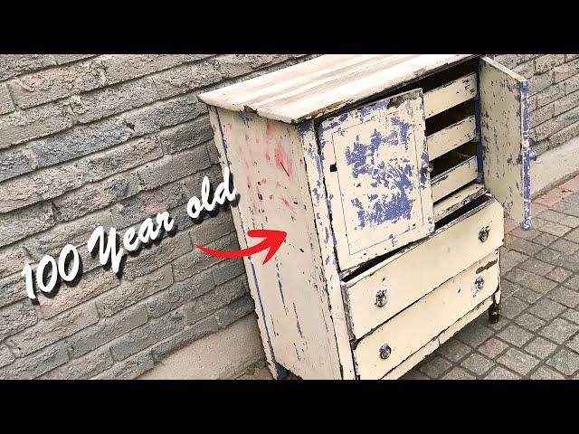 Antique Gentlemen's Chest Restoration... with a twist