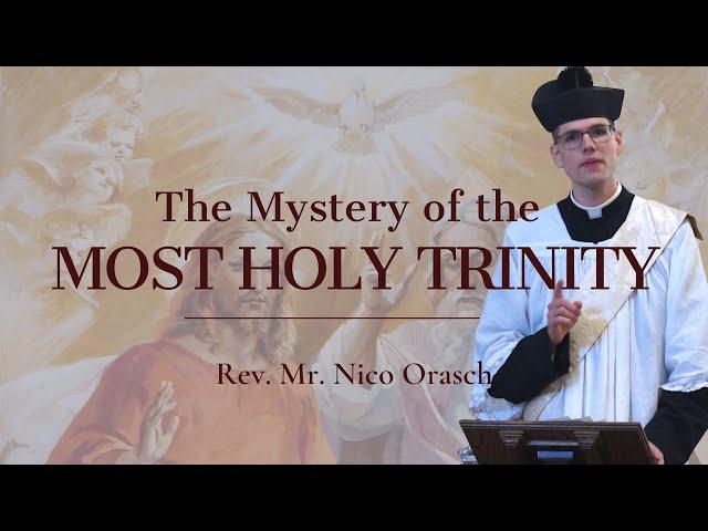 The Mystery of the Most Holy Trinity, by Rev. Mr. Nico Orasch