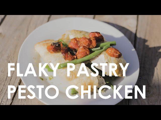 Flaky Pastry Pesto Chicken | 5 Ingredient Cooking with Miss Sallie