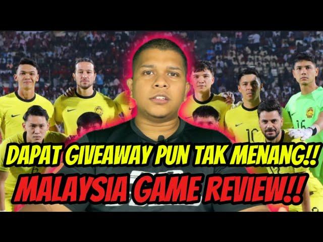 Malaysia Dapat Gol Daripada Langit Tapi Still Tak Boleh Menang‼️ MALAYSIA GAME REVIEW