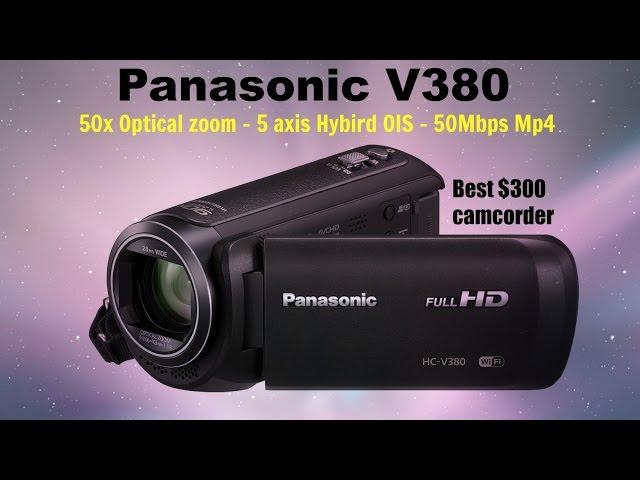 Panasonic HC-V380 preview - Whats new against the V270 - Best $300 camcorder