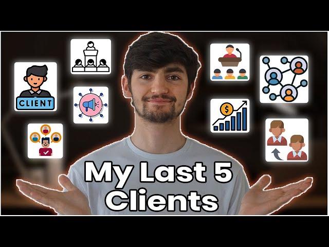 Where I Found My 5 Latest Web Design Clients | How to Find Web Design Clients as a Freelancer