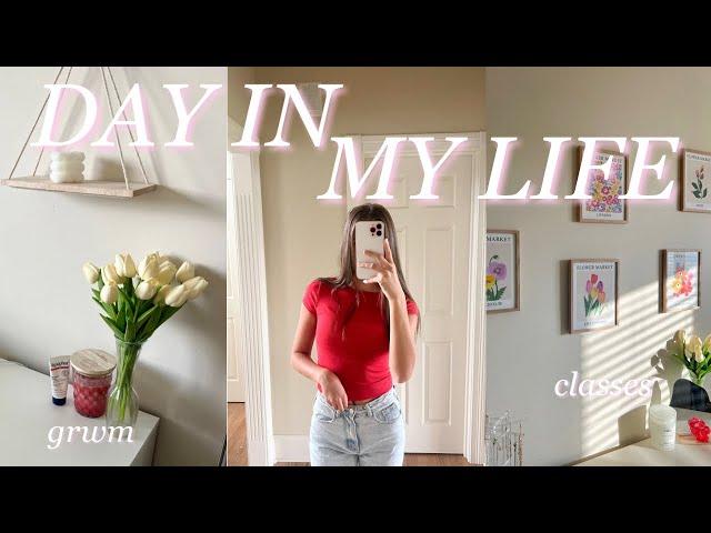 HIGH SCHOOL DAY IN MY LIFE | grwm, classes, + studying