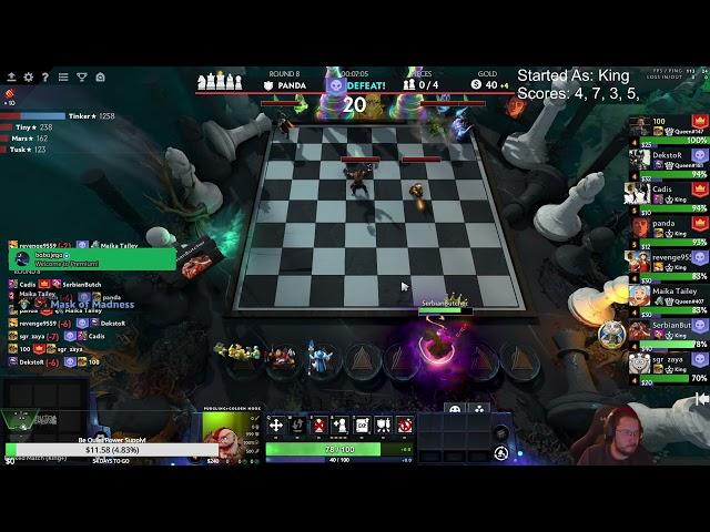 Many Transitions to Win in Queen Lobby! Dota Auto Chess! Season 30!