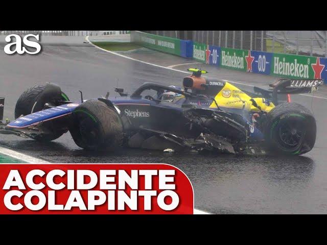 ASÍ ha sido el ACCIDENTE de COLAPINTO en el GRAN PREMIO de BRASIL