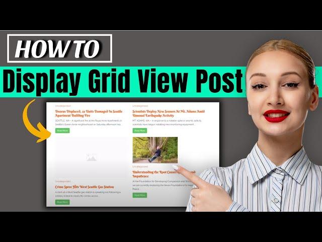 How to display wordpress posts in a grid layout